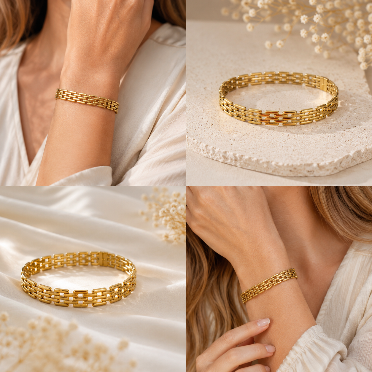 Luxury Gold Chain Link Bracelet