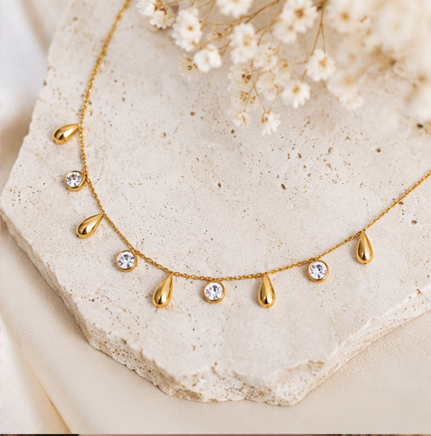 Dainty Gold Charm Necklace