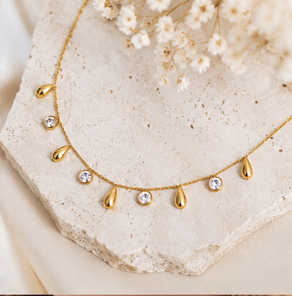 Dainty Gold Charm Necklace