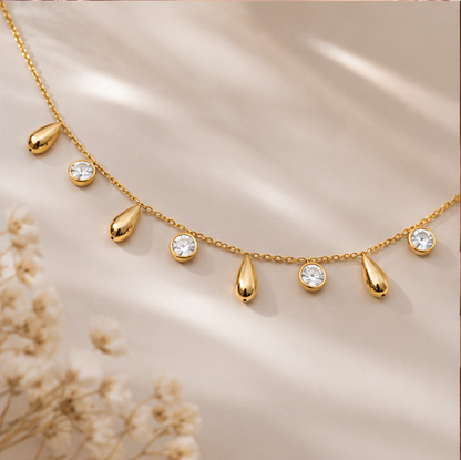 Dainty Gold Charm Necklace