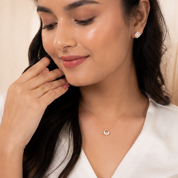Delicate Dual Band Gold Ring