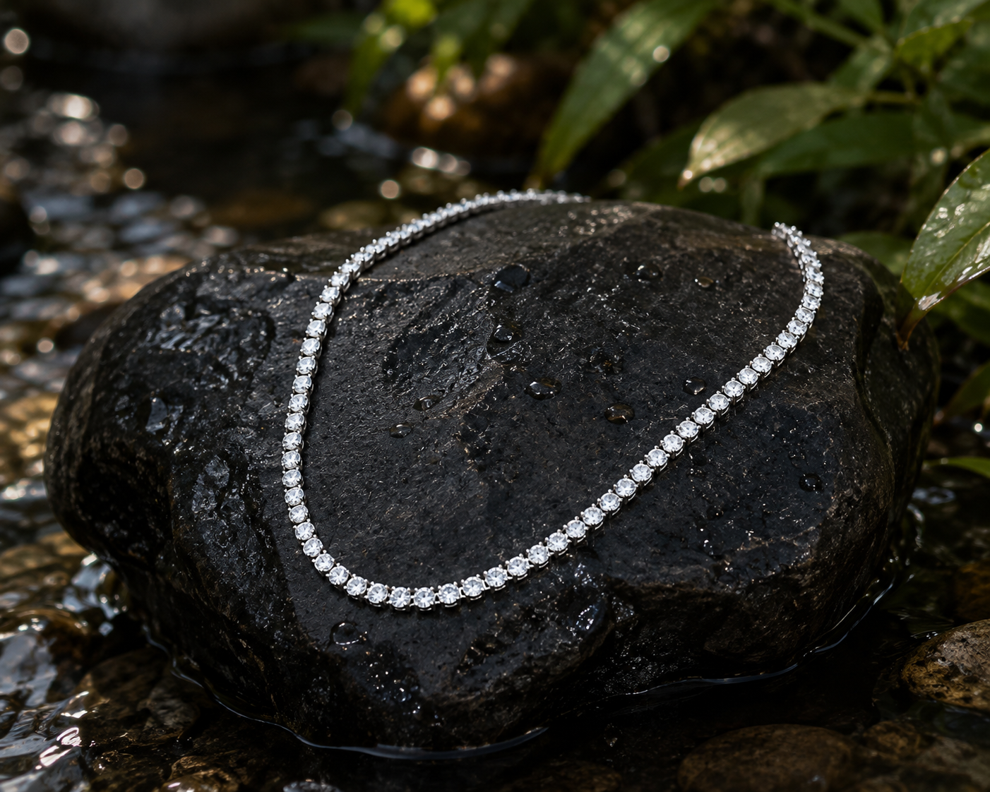 Crystal Cascade Necklace